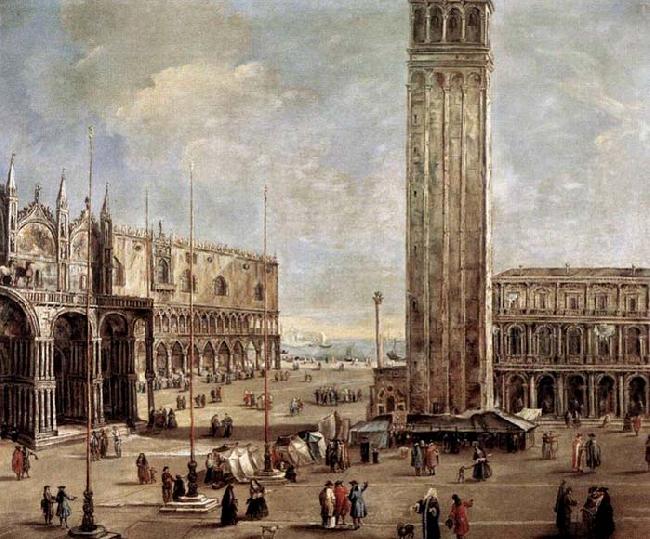 Antonio Stom View of the Piazza San Marco from the Procuratie Vecchie Germany oil painting art